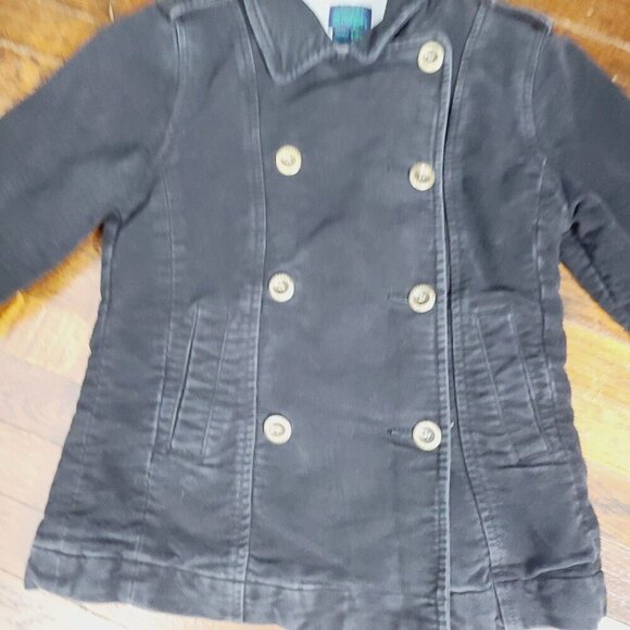 Mini Boden Black Girls Peacoat size 9-10 years - Picture 3 of 8